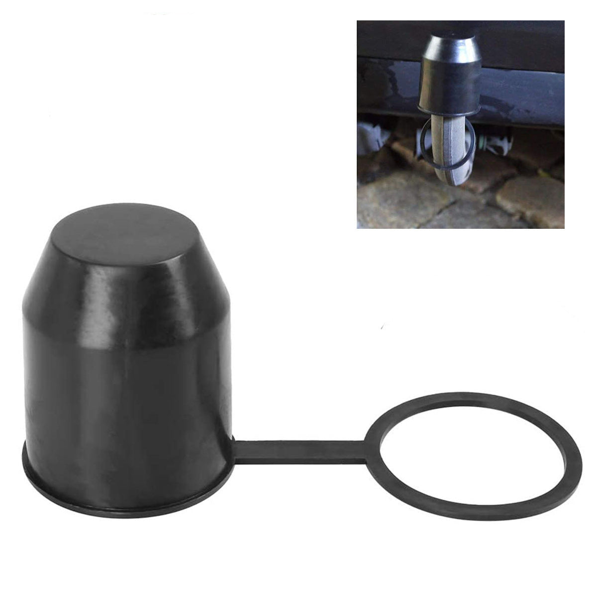 Car Trailer Ball Cap Protective Cover PVC Car Accessories Tow Bar Ball Towing