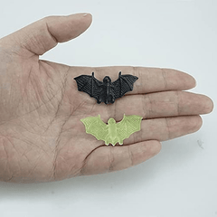40Pcs Mini 3D Bats Luminous Halloween Decoration - Scary Prank Toy