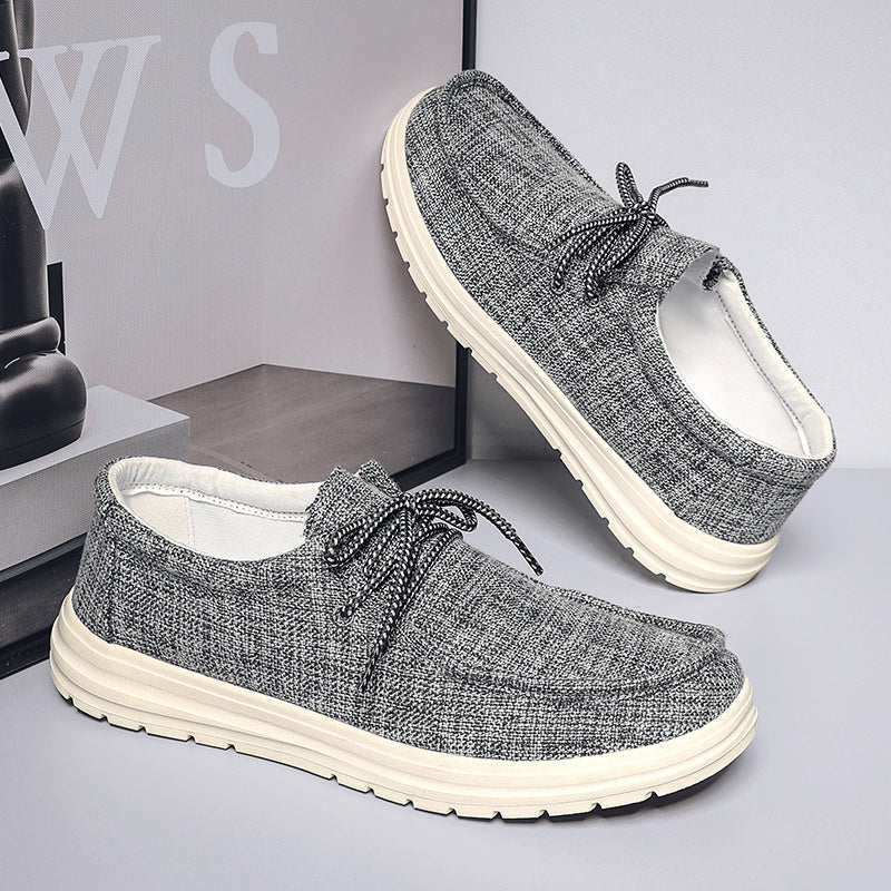 Men's Lace up Sneakers Comfortable Walking Shoes