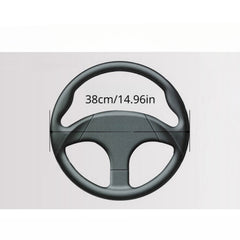 Plush Steering Wheel Cover Universal Fit Winter Car Handle Decoration