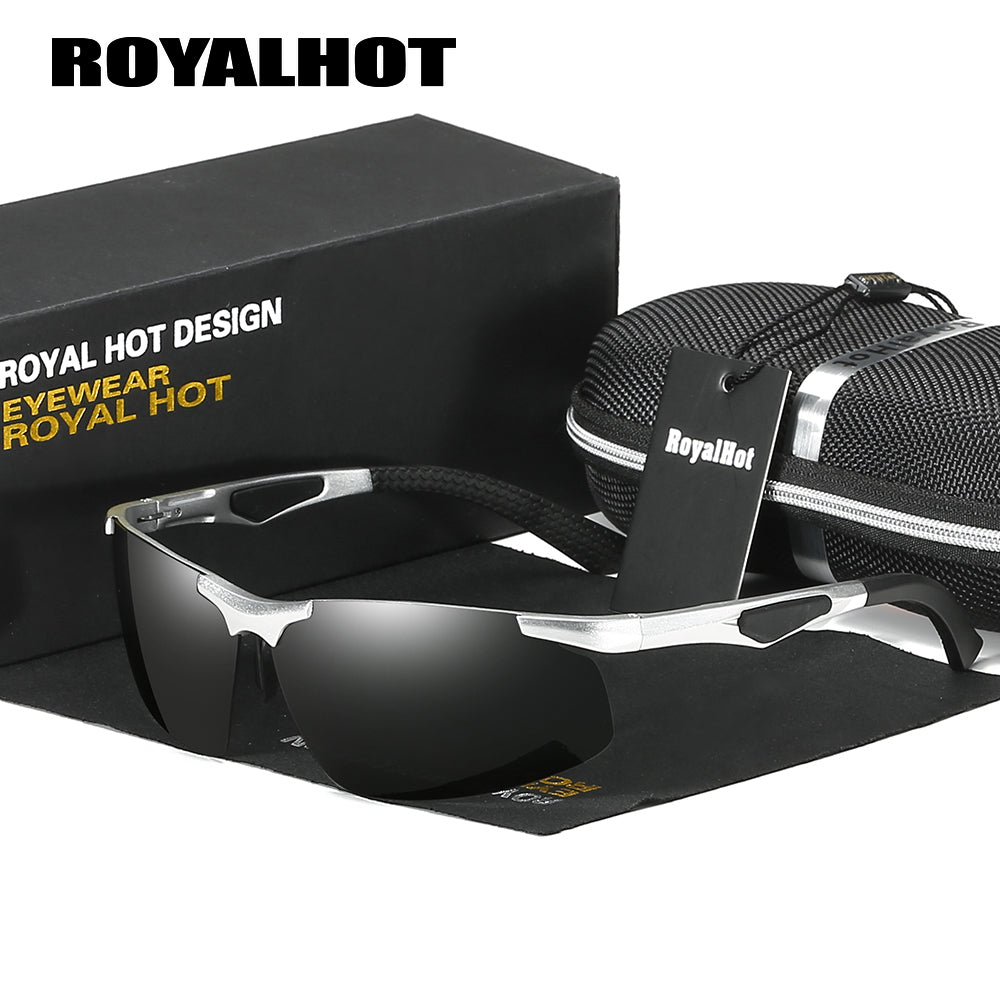 RoyalHot Aluminum Magnesium Polarized Sunglasses UV400 Sport Driving