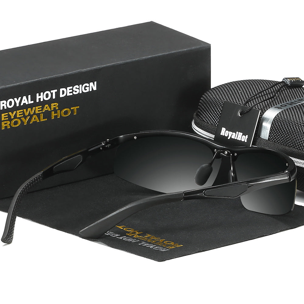 RoyalHot Aluminum Magnesium Polarized Sunglasses UV400 Sport Driving