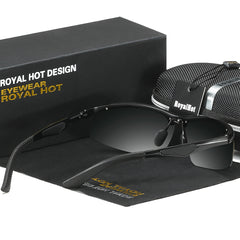 RoyalHot Aluminum Magnesium Polarized Sunglasses UV400 Sport Driving