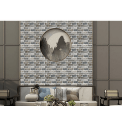 5pcs Marble Pattern PVC Self Adhesive Wall Paper Waterproof Bathroom Sti