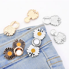 1pc Reusable Metal Pearl Snap Fastener Pants Button - Reduce Waist