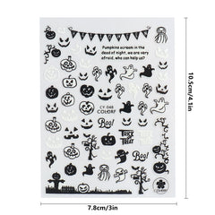 Glow in the Dark Halloween Nail Art Stickers