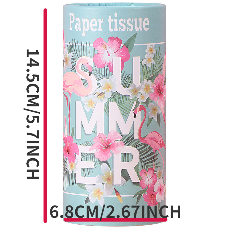 Car Mounted Tissue Dispensers with Special Cylindrical Box Packaging