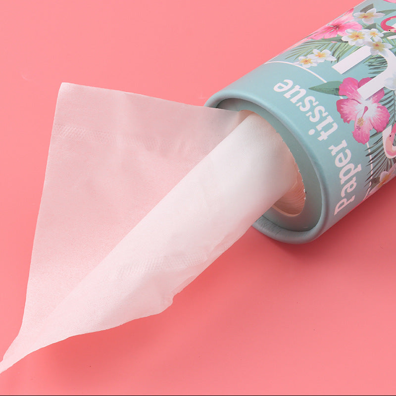 Car Mounted Tissue Dispensers with Special Cylindrical Box Packaging