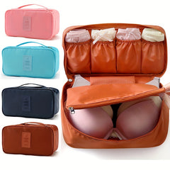 Portable Underwear Storage Bag Travel Organizer Layer Clothes Packing Bag
