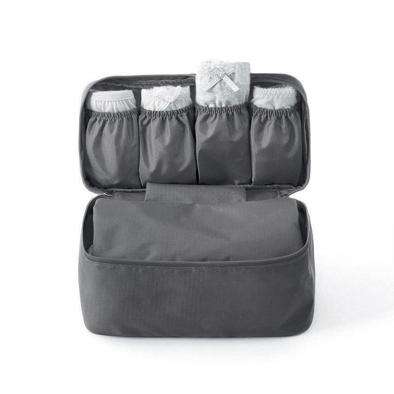 Portable Underwear Storage Bag Travel Organizer Layer Clothes Packing Bag