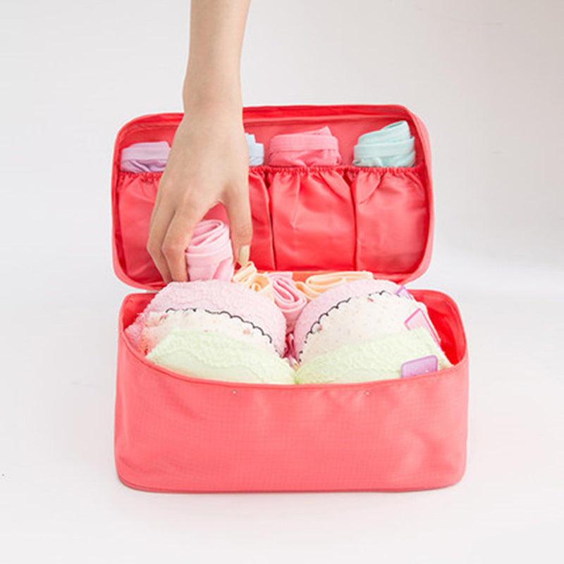Portable Underwear Storage Bag Travel Organizer Layer Clothes Packing Bag