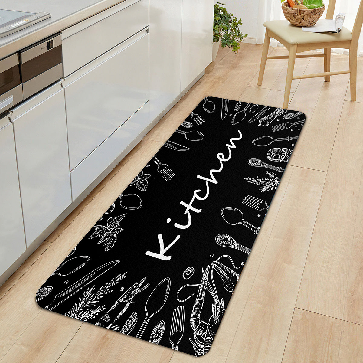 Soft Thickened Kitchen Mat Non-slip Waterproof