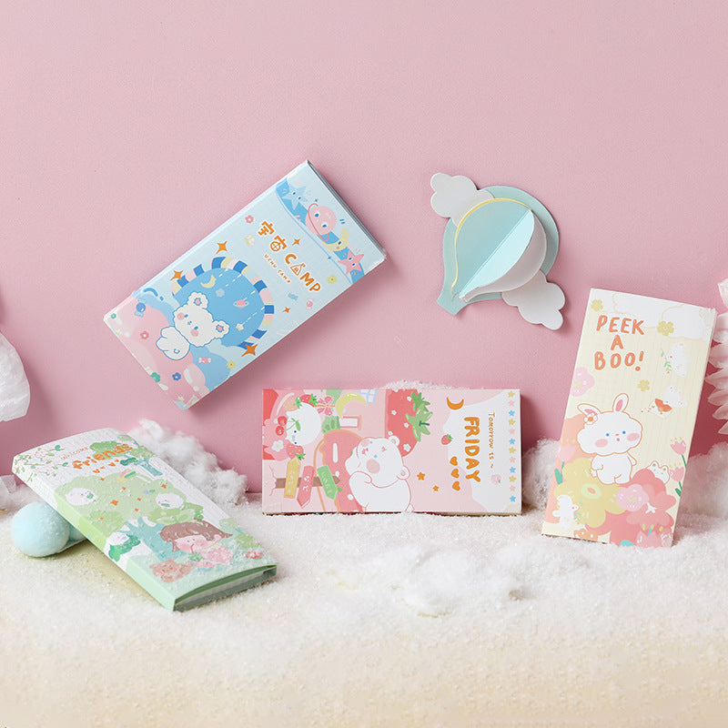 Cartoon Sticky Note Set for Students