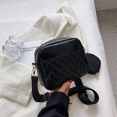 Quilted Crossbody Bag Shoulder Phone Bag Women's Handbag Wallet