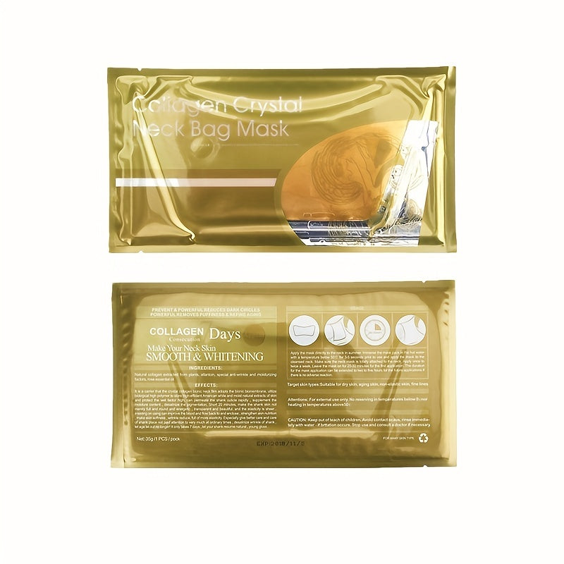 Golden Collagen Neck Mask - Smooths Wrinkles & Firms Skin