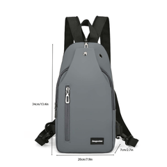 Men's Large Capacity Chest Bag Crossbody Backpack