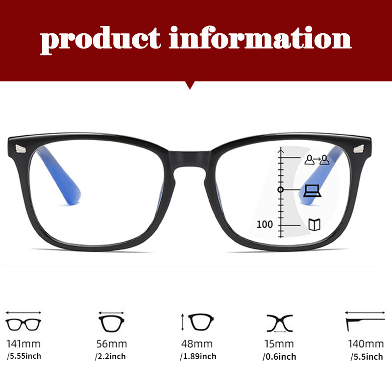 Men's Full Frame Anti Blue Light Glasses