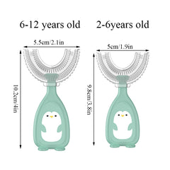 Kids U-shaped Silicone Toothbrush Soft Oral Care