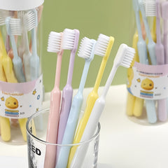 10pcs Family Pack Eco Friendly Soft Bristles Toothbrush