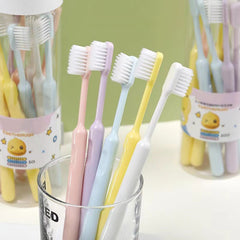 10pcs Family Pack Eco Friendly Soft Bristles Toothbrush