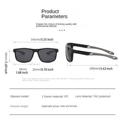 Men's Polarized Sunglasses UV 400 Outdoor Sports Driving Fishing Sunglasses
