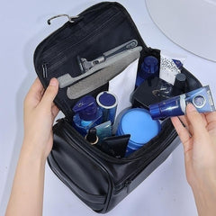 Versatile Cosmetic Bag Portable Zipper Toiletry Wash Bag Travel Makeup Case