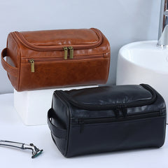Versatile Cosmetic Bag Portable Zipper Toiletry Wash Bag Travel Makeup Case
