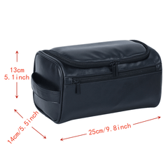 Versatile Cosmetic Bag Portable Zipper Toiletry Wash Bag Travel Makeup Case