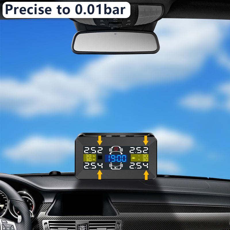 Jansite Car TPMS Wireless Tire Pressure Monitoring System Solar Power