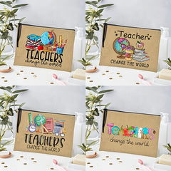 Portable Cosmetic Storage Bag Makeup Pouch & Back To School Teacher Gift