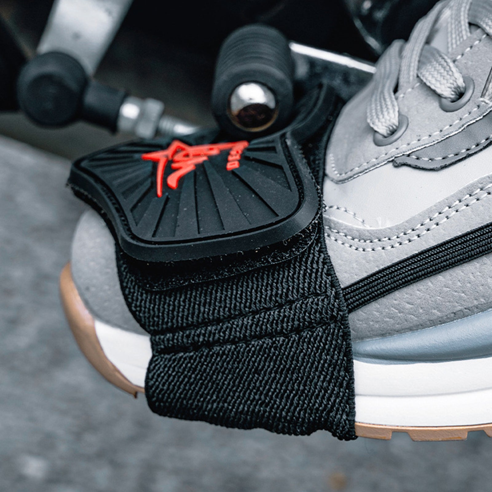 Adjustable Motorcycle Shoe Cover Boot Protector Gear Shifter Guards