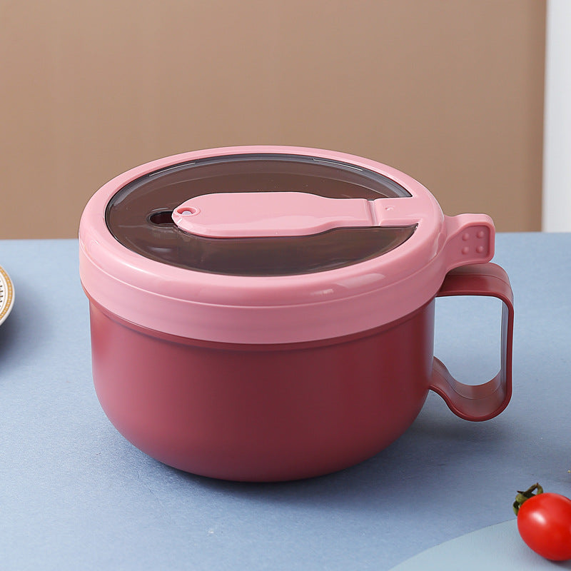 Microwave Ramen Bowl Set With Lid And Spoon - BPA-Free