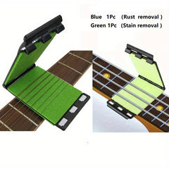 Dual Guitar String Cleaner for Guitar Bass & Ukulele