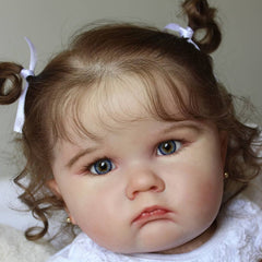 24in Realistic Silicone Reborn Baby Doll 3D Paint Skin Toddler Toy for Girls