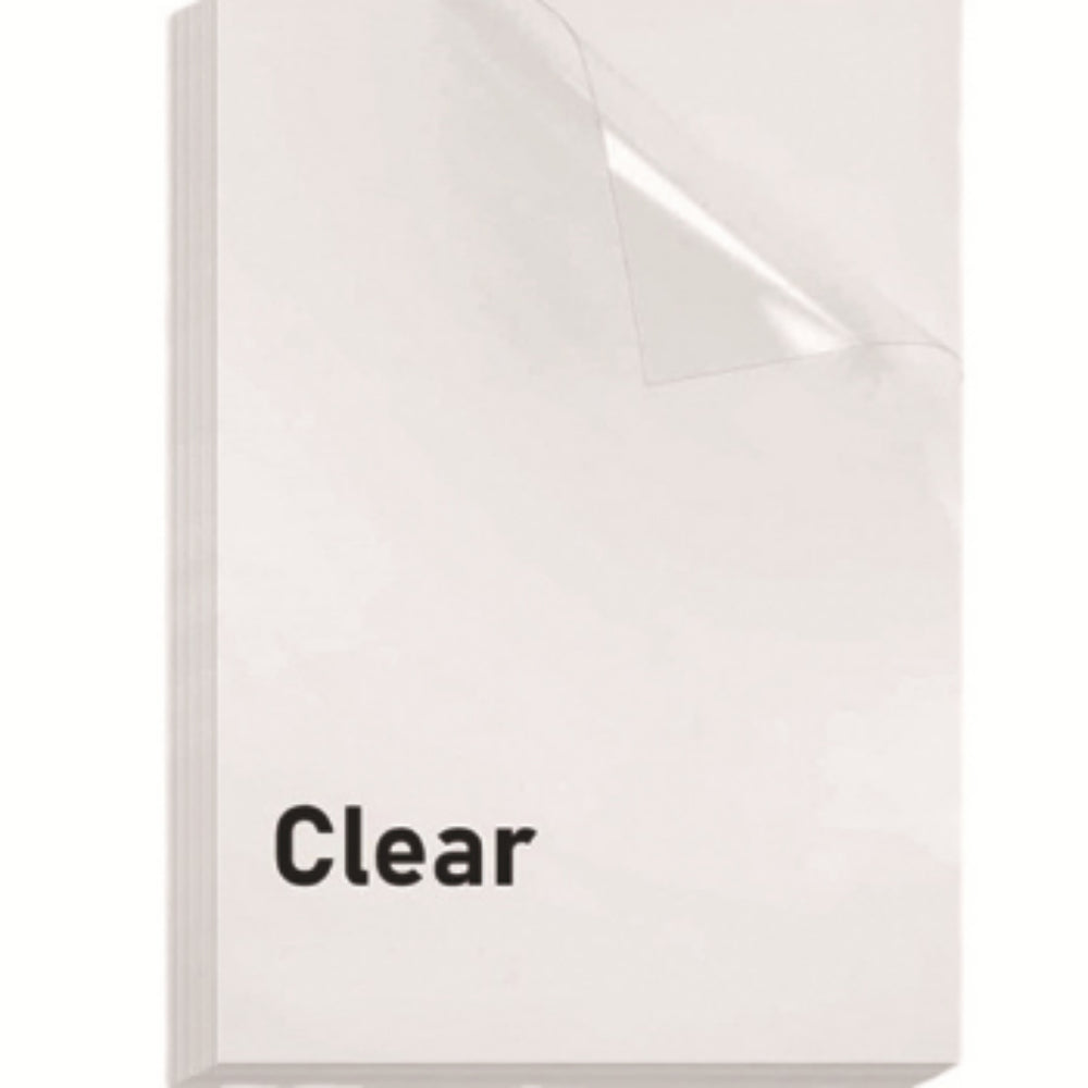 50 Sheets Inkjet Printable Clear Vinyl Sticker Paper 8.5 x 11 Non Waterproof
