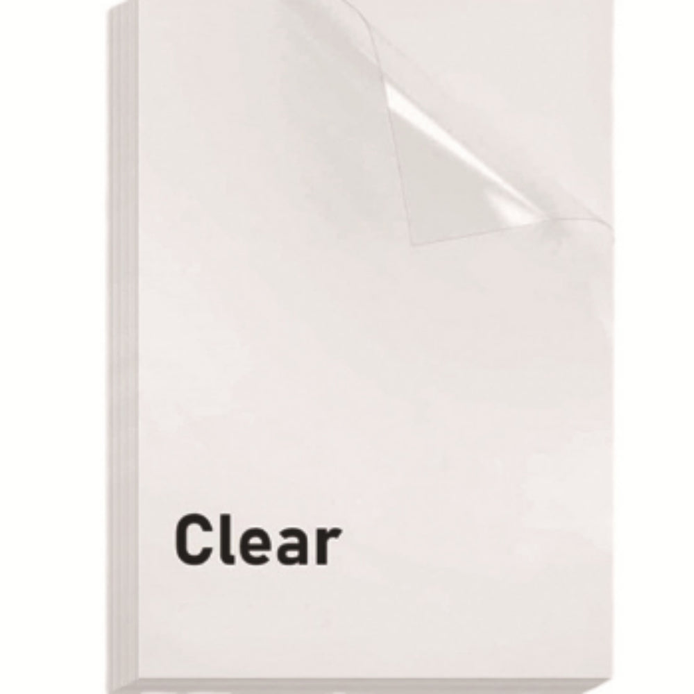 50 Sheets Inkjet Printable Clear Vinyl Sticker Paper 8.5 x 11 Non Waterproof