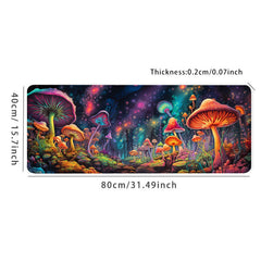 Large Mushroom Gaming Mouse Pad - Non Slip Computer Mat