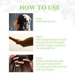 100ml Natural Rosemary Hair Essential Anti Frizz Long Lasting Fragrance