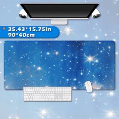 Anime Art Mouse Pad Starry Sky with Precision Stitched Edges