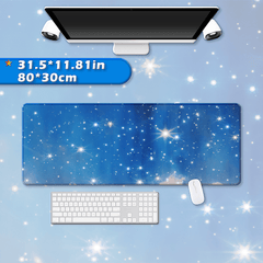 Anime Art Mouse Pad Starry Sky with Precision Stitched Edges