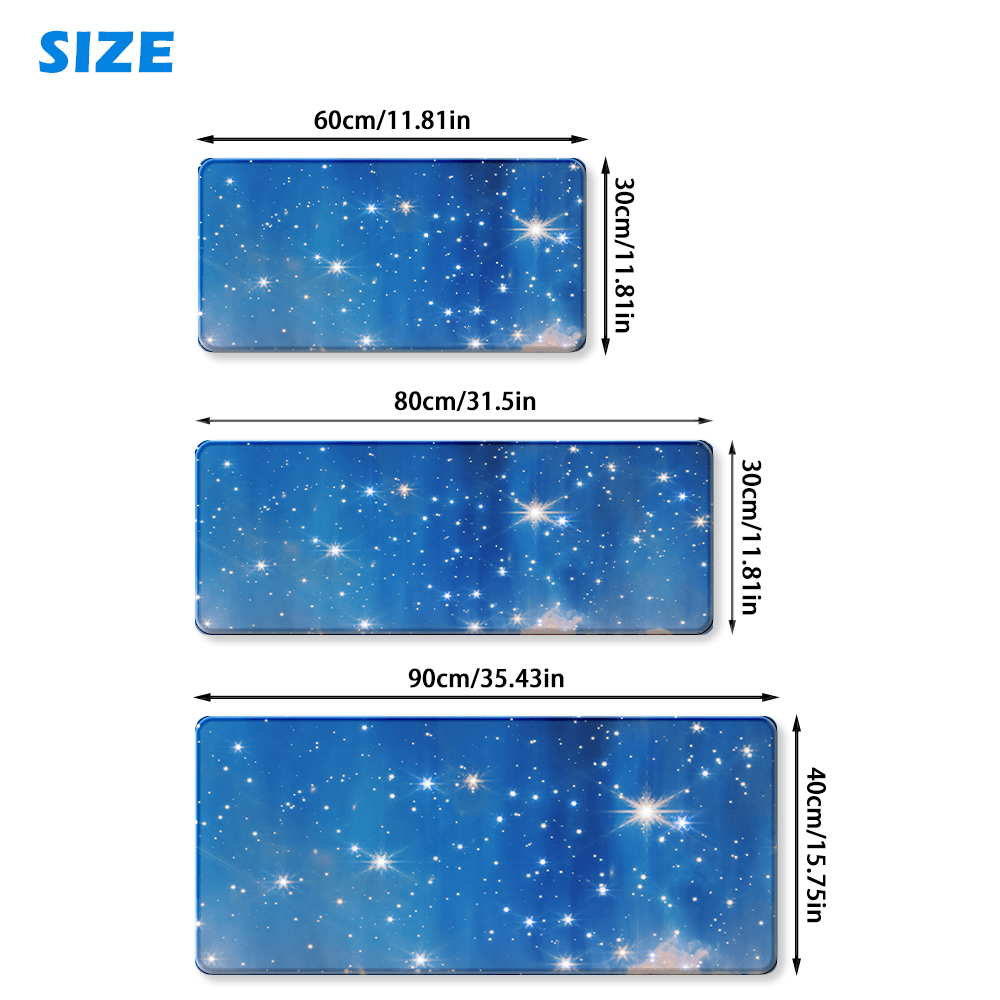 Anime Art Mouse Pad Starry Sky with Precision Stitched Edges