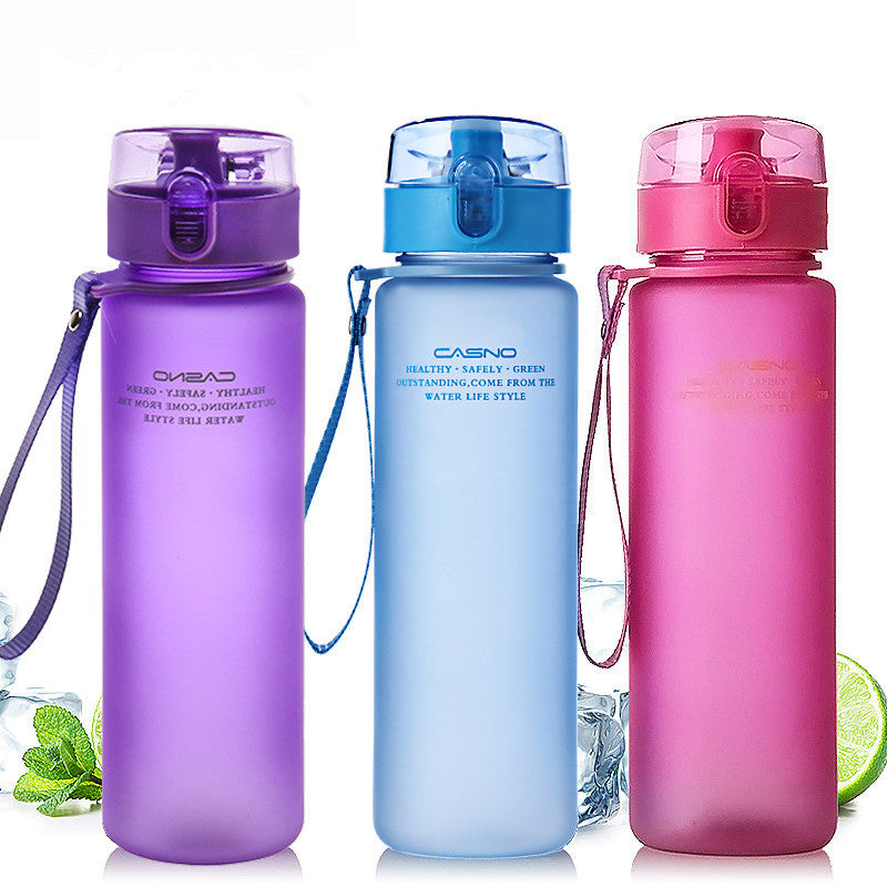 560ml Plastic Water Bottle Leak Proof Outdoor Sport Drinking Cup