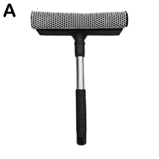 2 IN 1 Car Window Cleaning Brush Windshield Squeegee Scraper Wiper