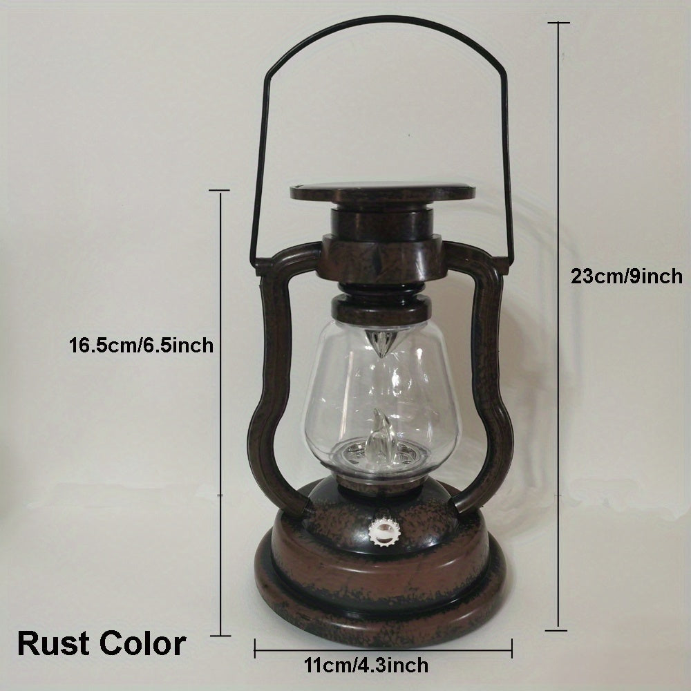 Solar Desk Lamp Tree Hanging Light Retro Kerosene Lamp Led Horse Lantern