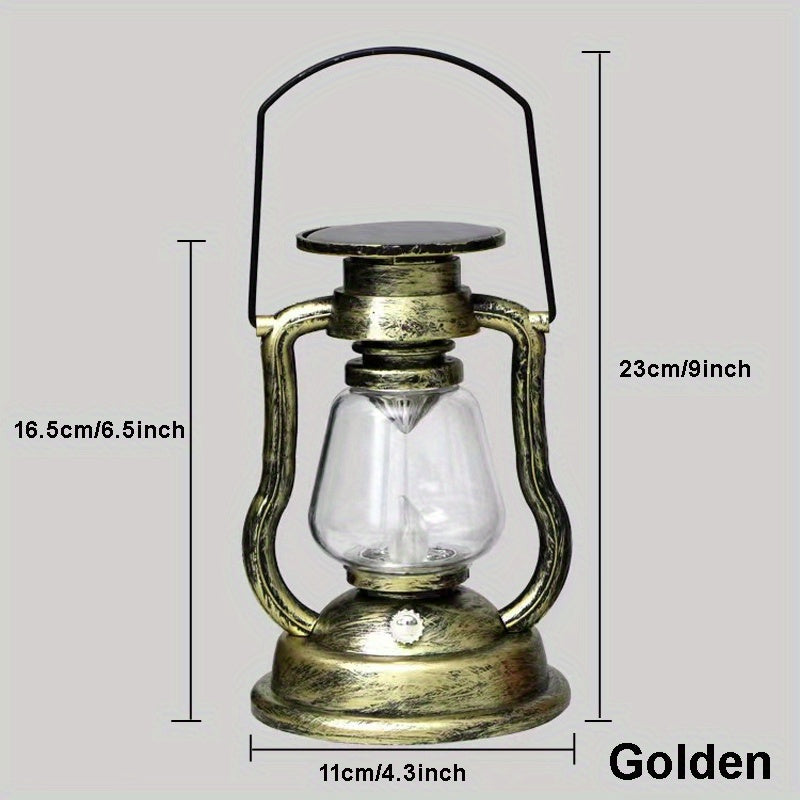 Solar Desk Lamp Tree Hanging Light Retro Kerosene Lamp Led Horse Lantern