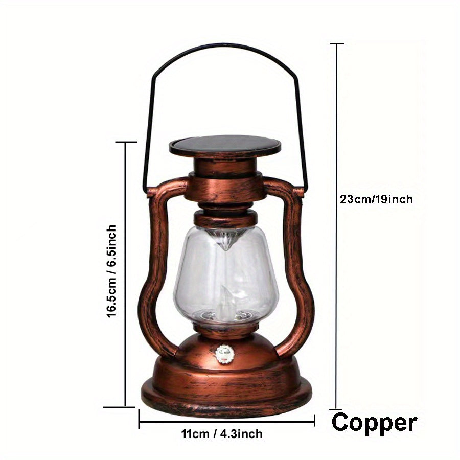 Solar Desk Lamp Tree Hanging Light Retro Kerosene Lamp Led Horse Lantern