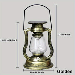 Solar Desk Lamp Tree Hanging Light Retro Kerosene Lamp Led Horse Lantern