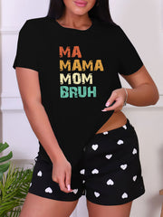 Women's Short Sleeve Crew Neck Top