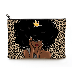 Cartoon Girl Printed Makeup Bag Travel Toiletry Cosmetic Bag with Zipper