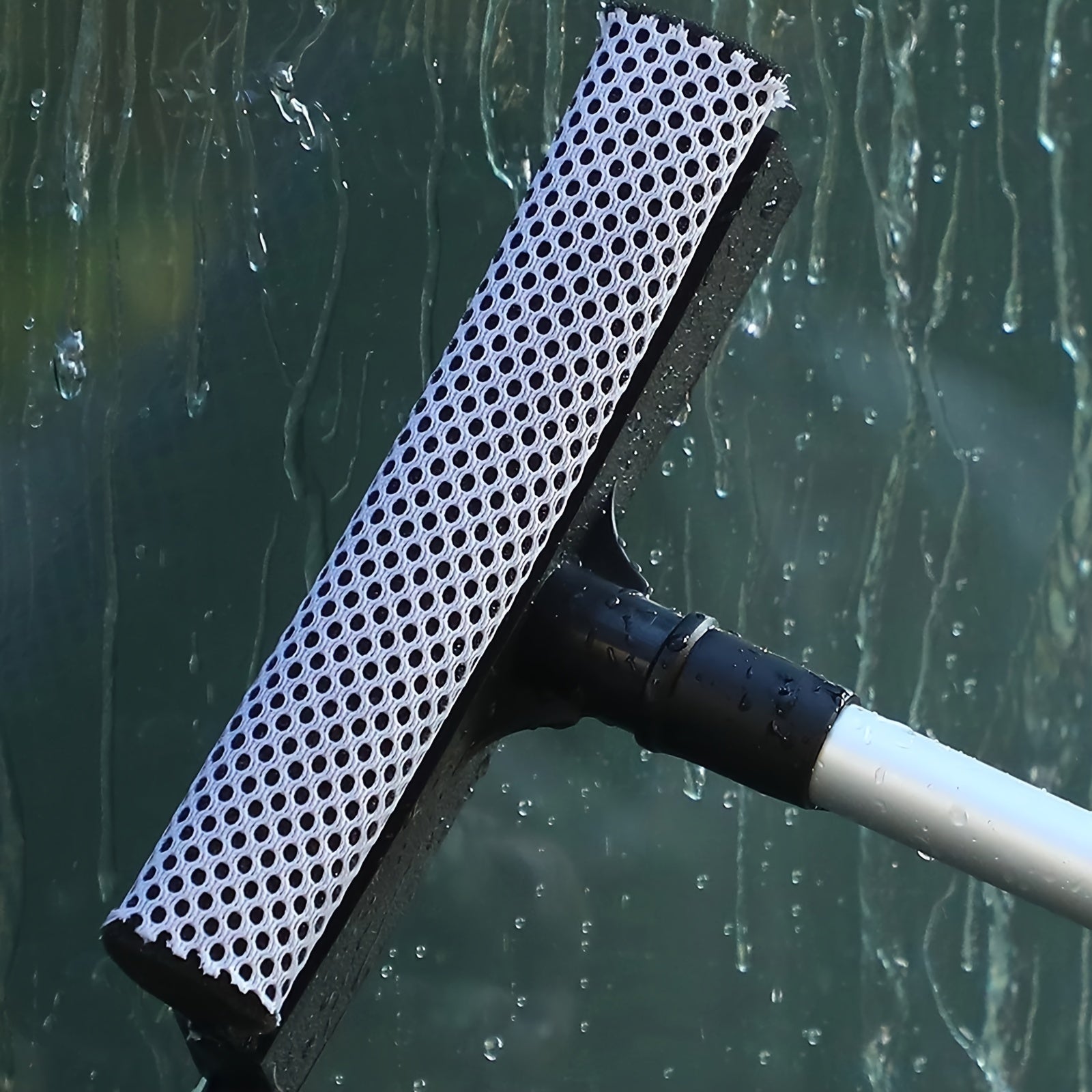 2 IN 1 Car Window Cleaning Brush Squeegee Scraper Wiper
